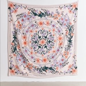 Urban outfitters flower tapestry